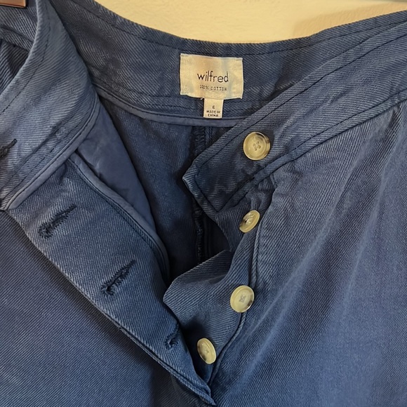 Aritzia Wilfred cotton wide legged pants - Picture 4 of 6